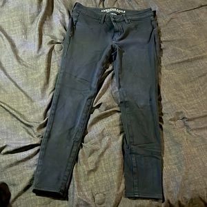 American Eagle Knit Jegging Size 10R - Black